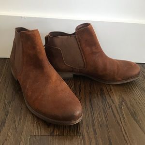 Leather Ankle Boots -Like New!